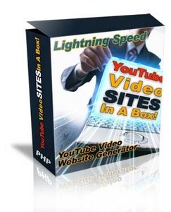 YouTube Video Sites Generator In A Box PRO Edition.