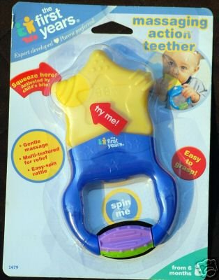 The first years vibrating star teether