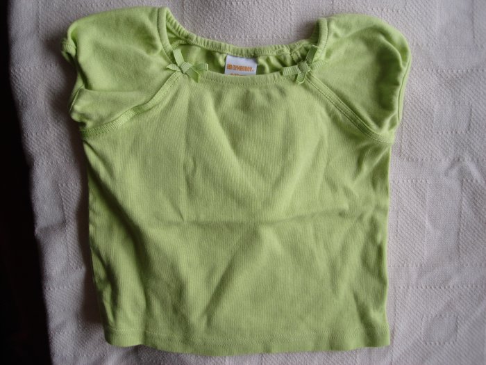 cute Bright green girls' t-shirt by gymboree 6-12 month