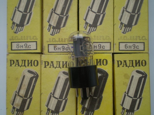 6N9S / 6SL7GT / 6SL7 / TUBE Lot of 8 Russian Tubes