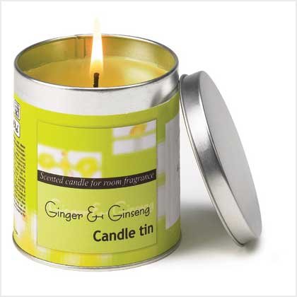 GINGER & GINSENG CANDLE TIN