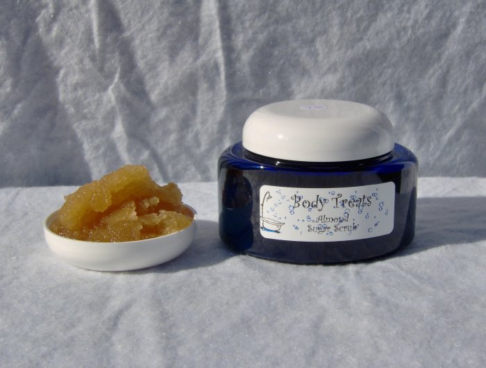 Almond & E Borwn Sugar Scrub 8 oz