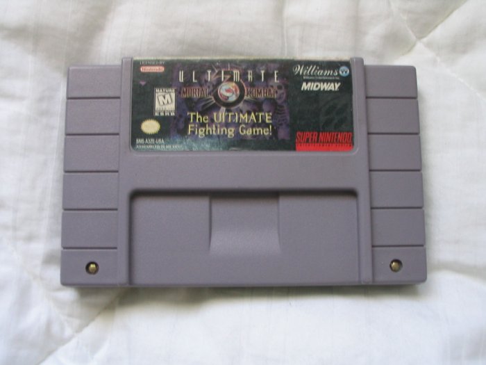 Ultimate Mortal Kombat 3 III - Super Nintendo SNES Cartridge Game