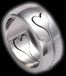 Puzzle Ring with Heart (RSSC-21)