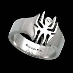 Spider Ring with CZ (RSSO-275)