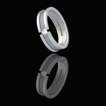 Band With CZ Design (RSS-10)
