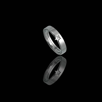 Two part ring with Star and CZ (RSS-95)