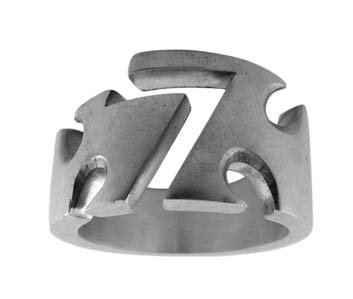 Pewter Ring with 7 Design (PRN-24)