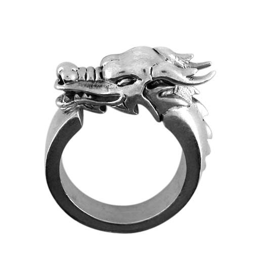 Pewter Dragon Ring (PRN-39)