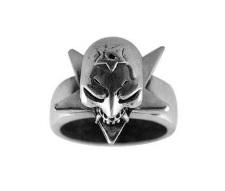 Pewter Ring with Joker (PRN-49)