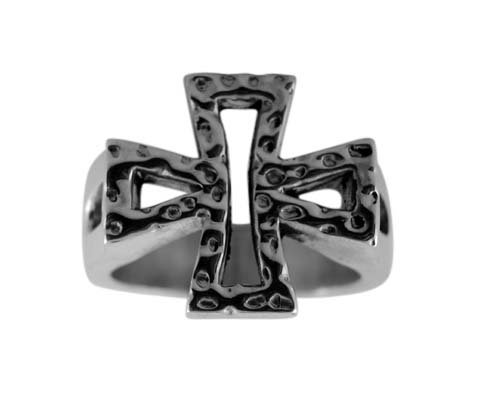 Iron Cross Pewter Ring (PRN-54)