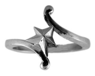 Pewter Ring with Star (PRN-22)
