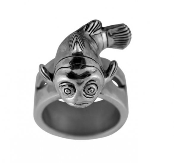 Fish Pewter Ring (PRN-58)