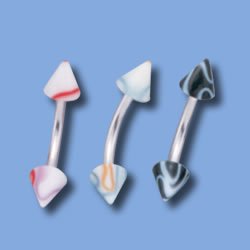 Marble Eyebrow Ring (UBMC-2)