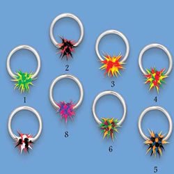Captive Ring with Koosh Ball (UCSS)