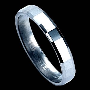 Diamond-Cut Tungsten Carbide Ring Design (RTS-7)