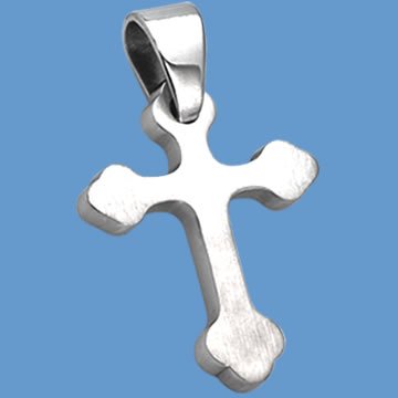 Stainless Steel Cross Pendant (NSS-27-ss)
