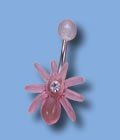 Spider belly Ring with Jewel (UBQ-2)