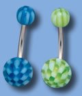 Checkered Belly Ring (UNFW-3)
