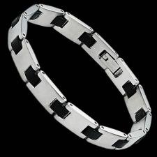 Stainless Steel/Rubber Bracelet (BSSR-2x)