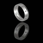 CZ Stainless Steel Band w/ Design (RSS-239)