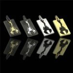 Stainless steel pendant - carved out scorpion design ( NSSO-177)