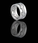 Stainless Steel Ring - 3 Parts Tribal Design (RSS-3)