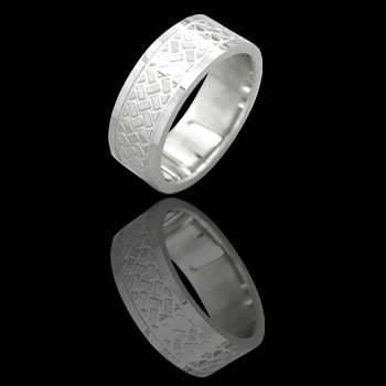 Stainless Steel Band W/ Engraved Design (RSLW-6)