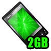 MP4 Player Video Photo Wide Screen 2" TFT LCD w/ Speaker 2GB "Blanco" - Black