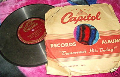 VINTAGE VICTROLA 1908 NEARED MY GOD TO THEE 1 SIDED