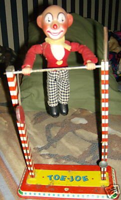 VINTAGE EARLY OHIO ART TIN TOY CA. APPROX:1920s TOE JOE