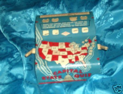 Vintage 1950s Educationa State Game by WOLVERINE MFG CO