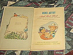 1951 ANTIQUE Gene Autry and Red Shirt A SANDPIPER BOOK