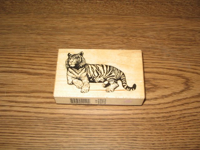 PSX Tiger Wood Mounted Rubber Stamp G-1263 Retired Collectible