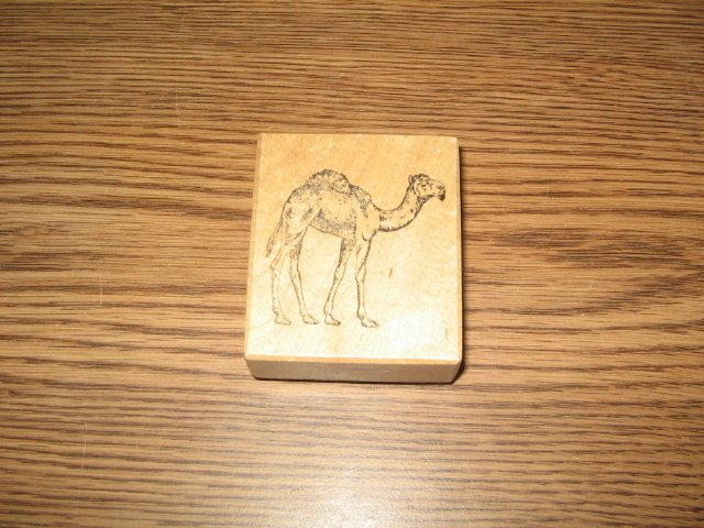 PSX Camel Wood Mounted Rubber Stamp E-991 Retired Collectible