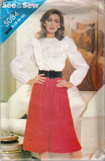 Misses' Blouse & Culottes Sewing Pattern Size 8-12 Butterick 5084 UNCUT