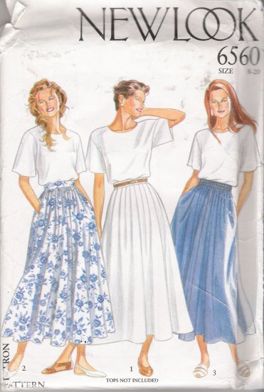 Misses' Skirt Sewing Pattern Size 8-20 Simplicity New Look 6560 UNCUT