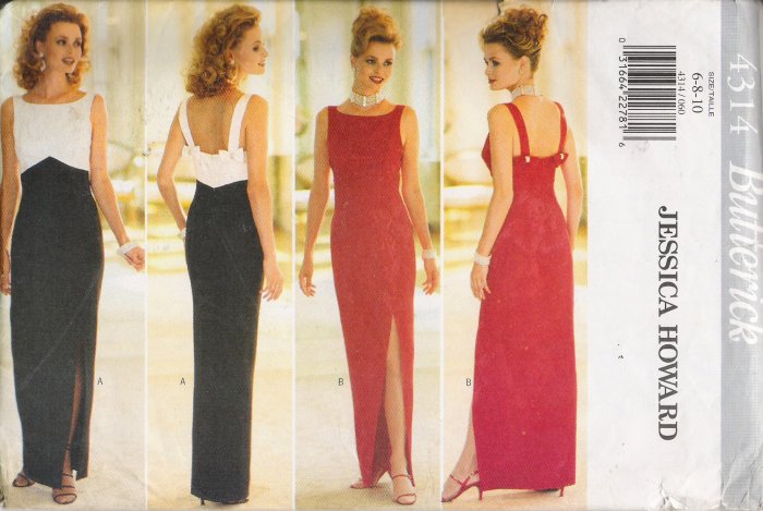 Misses' Dress Sewing Pattern Size 6-10 Butterick 4314 UNCUT