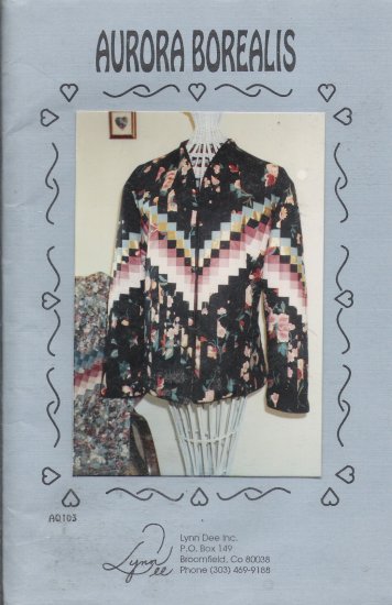 Misses' Aurora Borealis Quilted Jacket Sewing Pattern Size 32-44 Lynn Dee AQ103 UNCUT
