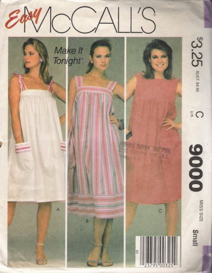 Vintage Sewing Pattern Misses' Dress Size 10-12 McCall's 9000 UNCUT
