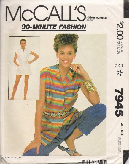 Vintage Sewing Pattern Misses' Cover-Up Size 14-16 McCall's 7945 UNCUT