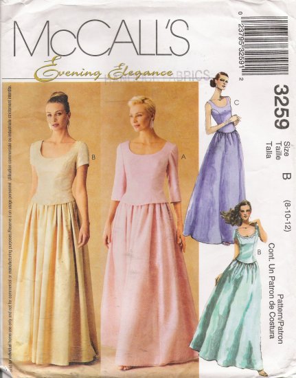 Misses' Tops & Skirt Sewing Pattern Size 8-12 McCall's 3259 UNCUT