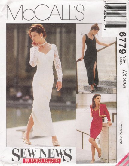 Misses' Bolero & Dress Sewing Pattern Size 4-8 McCall's 6779 UNCUT