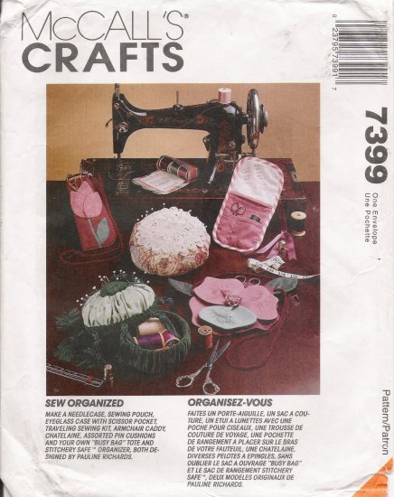 Sewing Accessories Sewing Pattern McCall's 7399 UNCUT