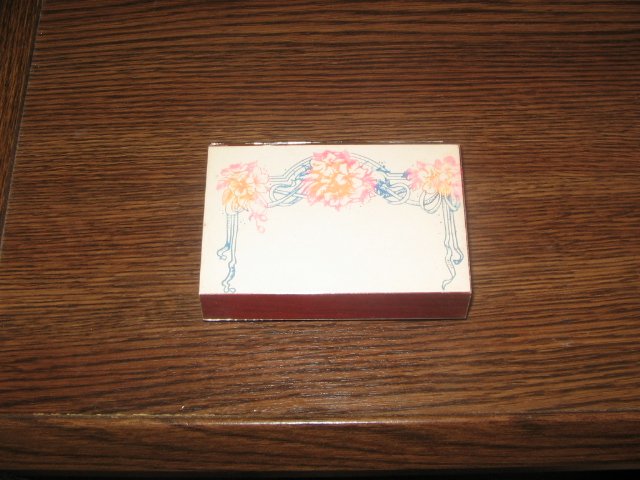 Floral Border Wood Mounted Rubber Stamp by Stampendous