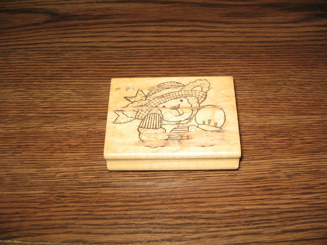 Lamb Wood Mounted Rubber Stamp by Azadi Earles