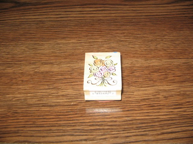 Flower Bouquet Wood Mounted Rubber Stamp by All Night Media
