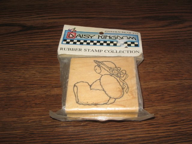 Teddy Bear Wood Mounted Rubber Stamp by Daisy Kingdom