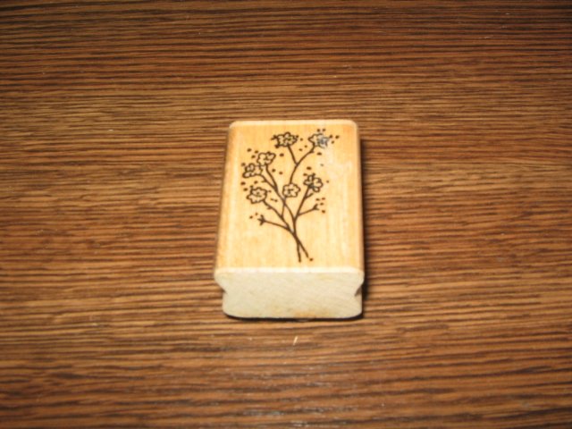 Baby's Breath Wood Mounted Rubber Stamp by Stampendous