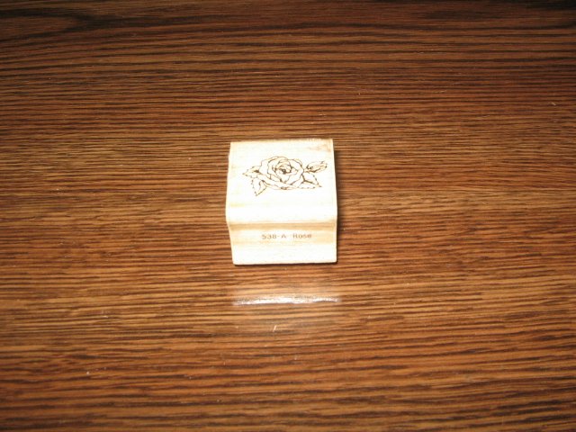 Rose Wood Mounted Rubber Stamp by Embossing Arts